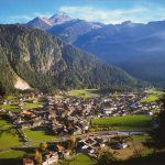 Mayrhofen Aereal panoramic zillertal