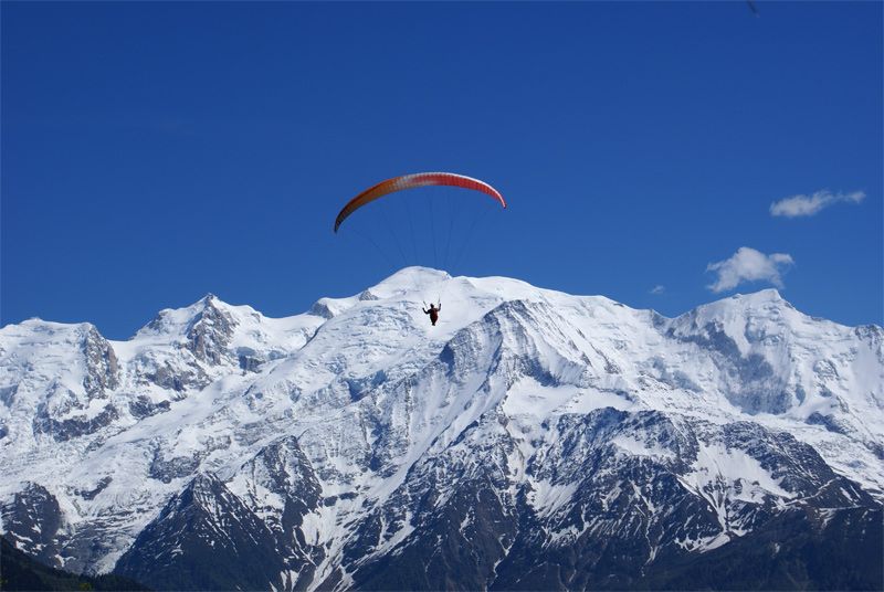 paragliding in Zillertal winter