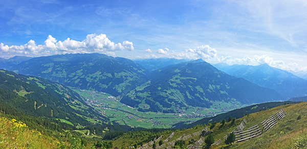 Panorama Höhenstrasse route